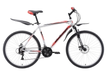 Велосипед Challenger Agent 26 D серебристо-красный 18''