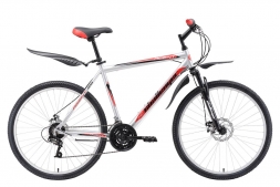 Велосипед Challenger Agent 26 D серебристо-красный 18''