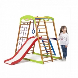 Детский спортивный комплекс для дома BabyWood Plus 3, фото 1