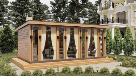Прямоугольная беседка Мирена, фото 3