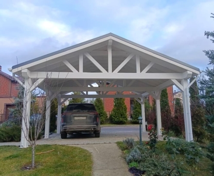 Навес для машин РИВЕР Несущий каркас, фото 24