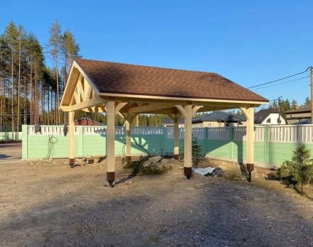 Навес для машин РИВЕР Несущий каркас, фото 23