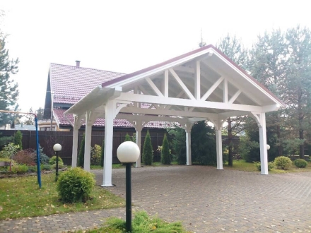 Навес для машин РИВЕР Несущий каркас, фото 1