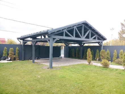 Навес для машин РИВЕР Несущий каркас, фото 15
