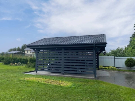 Навес для машин РИВЕР Несущий каркас, фото 13