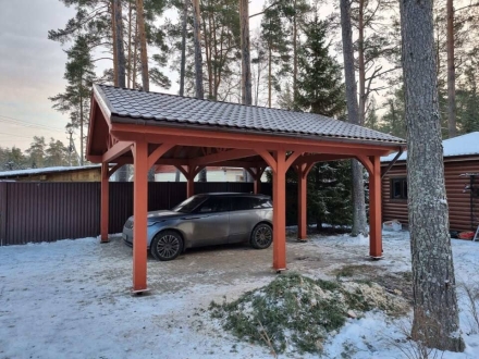 Навес для машин РИВЕР Несущий каркас, фото 10