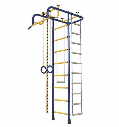 Детский спортивный комплекс Пионер М сине/жёлтый, фото 1