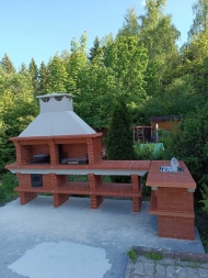 Печь Аристократ 7304 Прямоугольный кирпич красный с коричневым, фото 7