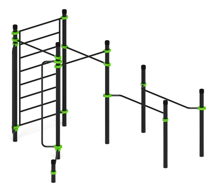 Воркаут ЛОВ 89 зеленый ВТ 101.15-02, фото 1