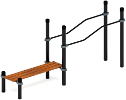 Воркаут ЛОВ 108 серый ВТ 102.23-03, фото 1