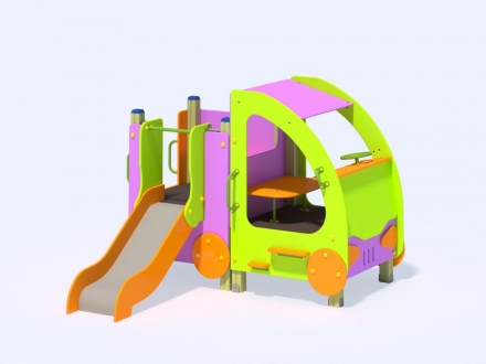 МФ 4.02 Машина с горкой Н=700, фото 3