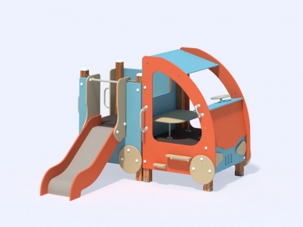 МФ 4.02 Машина с горкой Н=700, фото 5