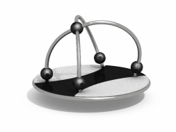 ДИО 2.32.01 Карусель платформа с шарами нерж