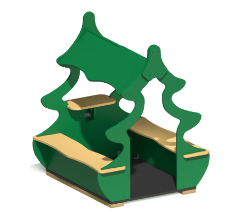 Домик-беседка Елочка ПС-68 для детской площадки, фото 2