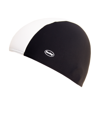 Шапочка для плавания Polyester/Elasthan Cap 3252-22, полиэстер, черный/белый, фото 2