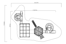 Игровой комплекс Космодром Эко 072004 для детской площадки