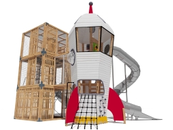 Игровой комплекс Космодром Эко 072004 для детской площадки, фото 2