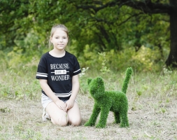 Топиари кошка Малышка - газон Eco, фото 4