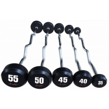 Aerofit AFBZ35-55 набор изогнутых обрезиненных штанг Aerofit AFBZ35-55 набор изогнутых обрезиненных штанг