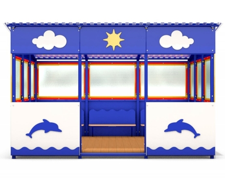 Теневой навес игровой Дельфин 30 м2, фото 2