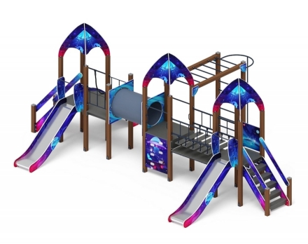 Детская игровая площадка Космопорт Космос ДИК 2.14.05-02 H=1200, фото 1