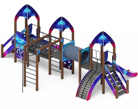 Детская игровая площадка Космопорт Космос ДИК 2.14.05-02 H=1200, фото 2