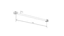 Прямая перекладина 34 мм для турника со сменным оборудованием, фото 4 Прямая перекладина 34 мм для турника со сменным оборудованием, фото 4