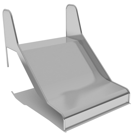 Горка из нержавеющей стали ГГН-1500.600.001 для детской площадки, фото 1