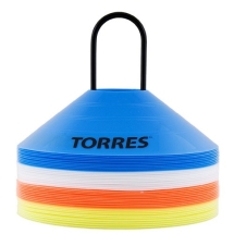 Фишки для разметки поля &quot;TORRES&quot; арт.TR1006, усеч. конусы, пластик, комп. из 40 шт, 4 цвета