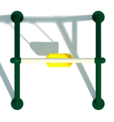 Уличные детские качели ККГ-001, фото 3 Уличные детские качели ККГ-001, фото 3