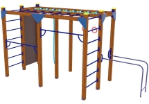 Спортивный комплекс 09019.21 для детской спортивной площадки