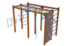 Спортивный комплекс 09019.21 для детской спортивной площадки
