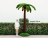 Топиари Пальма большая, кокосовая h=350см - газон Deluxe+Eco