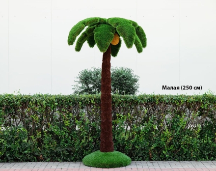Топиари Пальма большая, кокосовая h=350см - газон Deluxe+Eco, фото 7