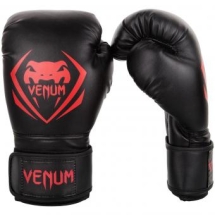 Перчатки боксерские Venum Contender Black/Red Перчатки боксерские Venum Contender Black/Red