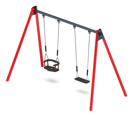 Качели двойные М2 - ИО 12.М.01.02.03-01, фото 4