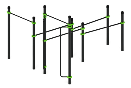 Воркаут ЛОВ 89 зеленый ВТ 101.16-02, фото 4