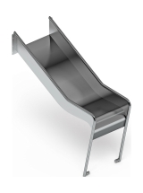 Горка из нержавеющей стали приставная 600 SNP 600.470-02