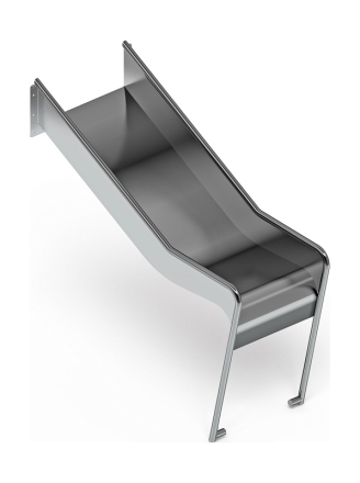 Горка из нержавеющей стали приставная 600 SNP 600.470-02, фото 1