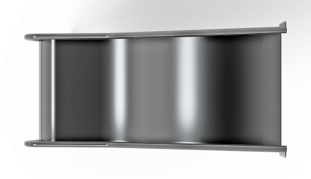 Горка из нержавеющей стали приставная 600 SNP 600.470-02, фото 5