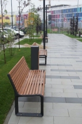 Скамейка чугунная Краков 1,2 м, фото 3
