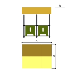 Игровой домик-беседка Romana 301.08.00 для детских площадок, фото 3