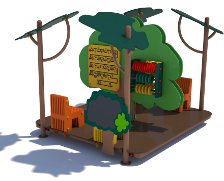 Песочный дворик Дерево знаний для детской площадки, фото 1