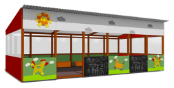 Теневой навес ВСТ 1516/2 40 м2 для улицы