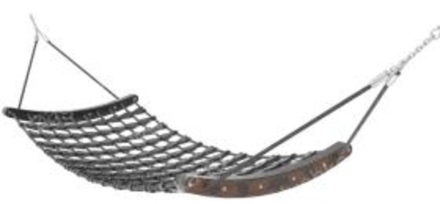 Гамак из каната и пластиковых соединителей 3346x920x812 мм для детской площадки, фото 1