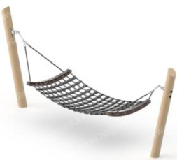 Гамак из каната и пластиковых соединителей 3346x920x812 мм для детской площадки, фото 4 Гамак из каната и пластиковых соединителей 3346x920x812 мм для детской площадки, фото 4