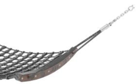 Гамак из каната и пластиковых соединителей 3346x920x812 мм для детской площадки, фото 3