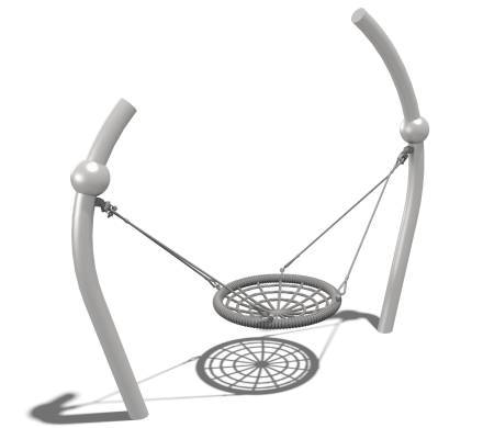 Качели гнездо Версаль КЧ501.00.1 для детских площадок, фото 1