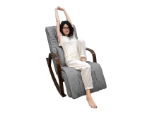 Массажное кресло качалка FUJIMO F2002 МСX Time2Chill Grey (Tailor 7) Вишня