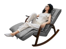 Массажное кресло качалка FUJIMO F2002 МСX Time2Chill Grey (Tailor 7) Вишня